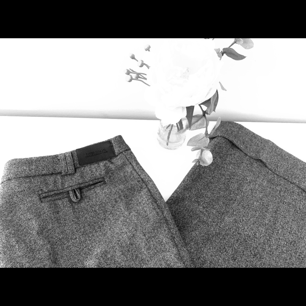 River Island gray cropped flare pants